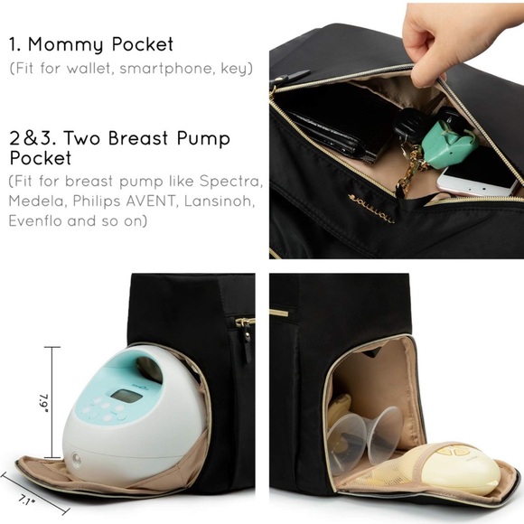 Breast Pump Bag by Mommore- Great for Working/Traveling moms! - Picture 4 of 11